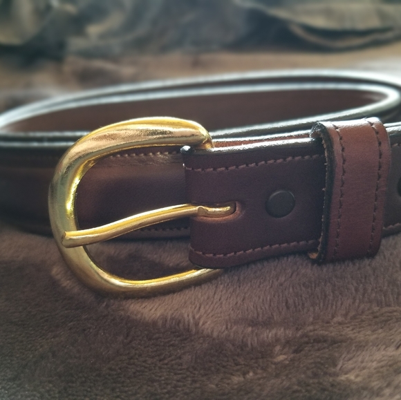 Troy mens leather belt - Picture 4 of 5
